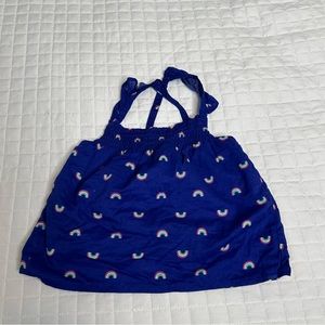 Gymboree Girls 18-24 Month Criss Cross Back Rainbow Print Top